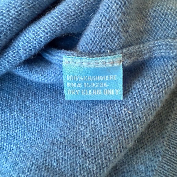 J MCLAUGHLIN ARYA CASHMERE SWEATER V NECK V BACK DROP SHOULDER LUXURY MODERN S - Picture 9 of 9